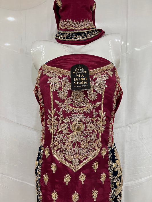 Luxury silk long-shirt