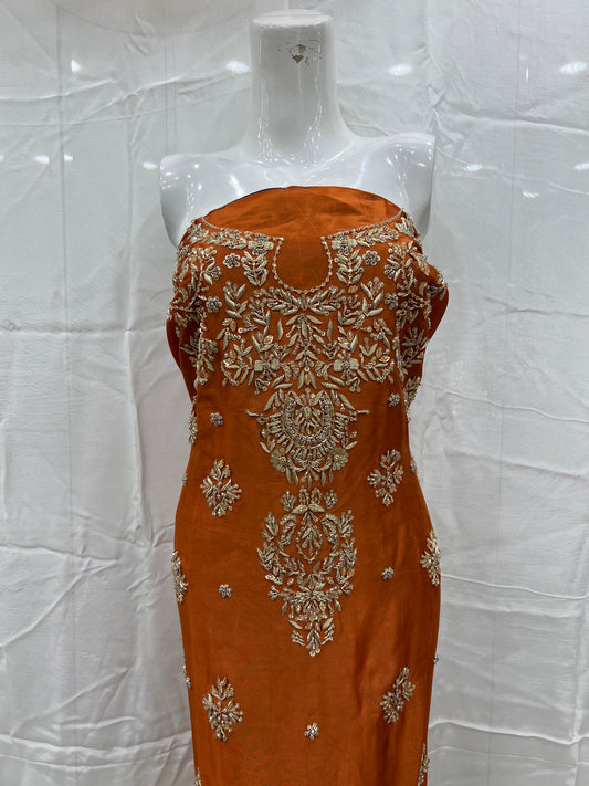 Heavy daman silk long shirt