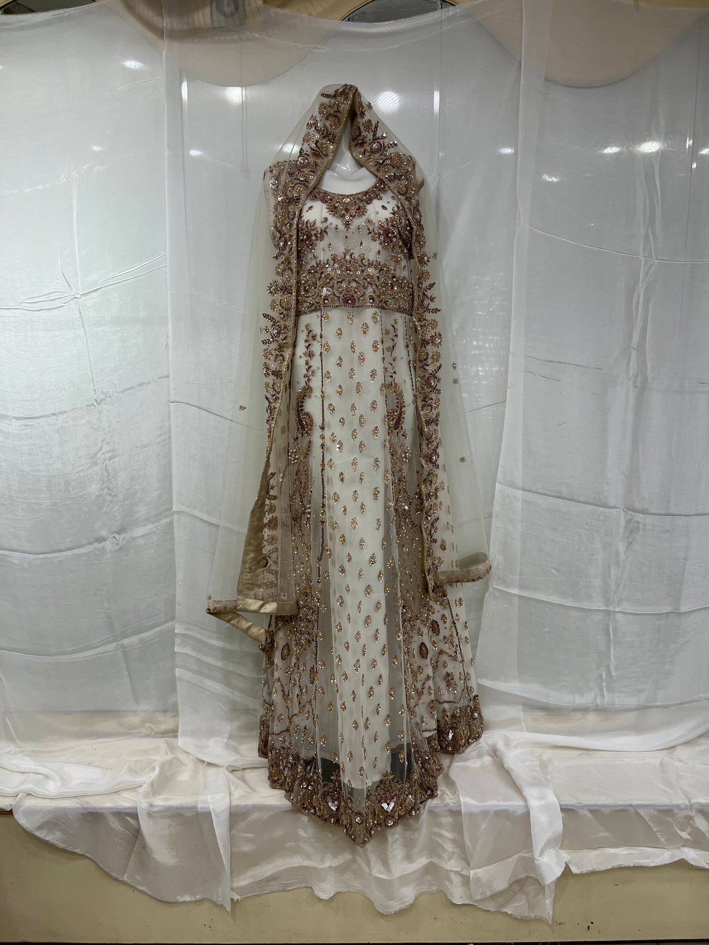Off-white Nikkah maxi