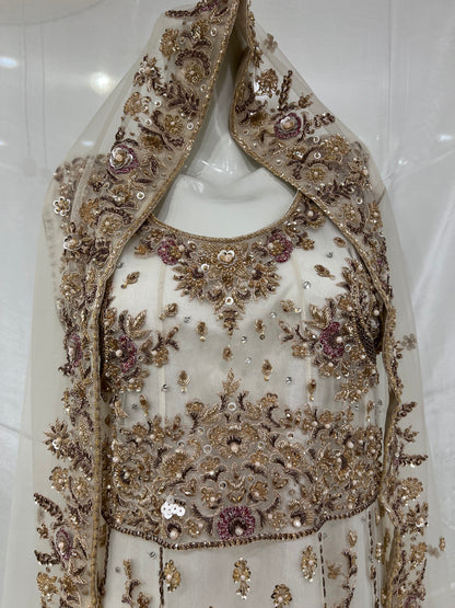 Off-white Nikkah maxi