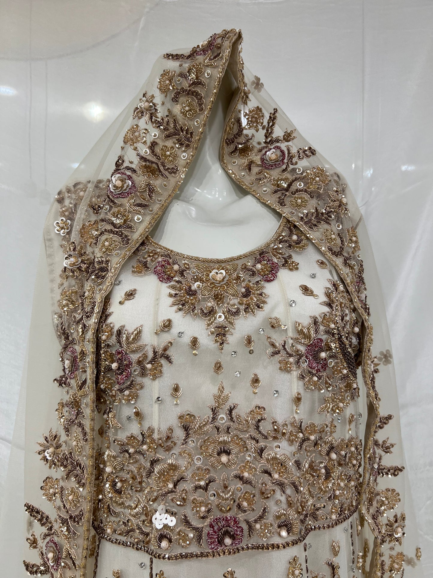 Off-white Nikkah maxi