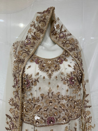 Off-white Nikkah maxi