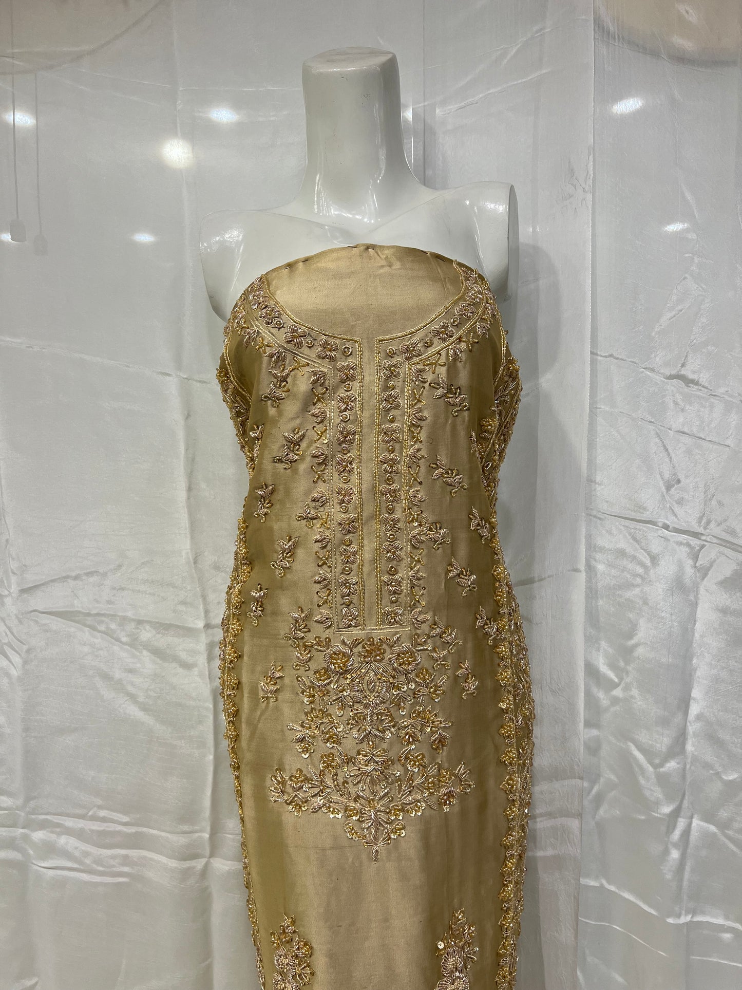 Front back A-line long shirt