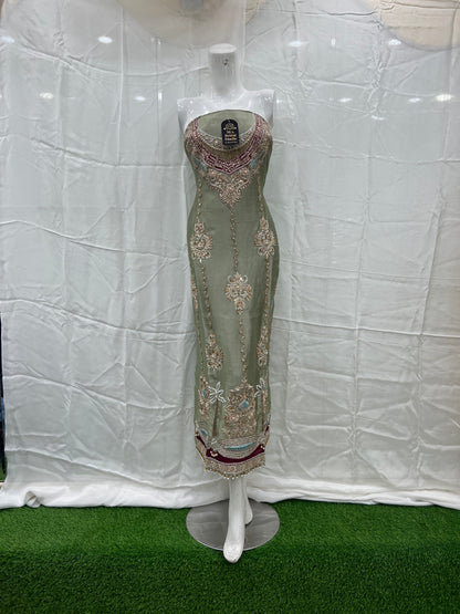 Silk daman aplic long shirt