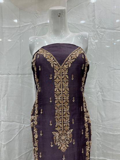 Silk front back long shirt