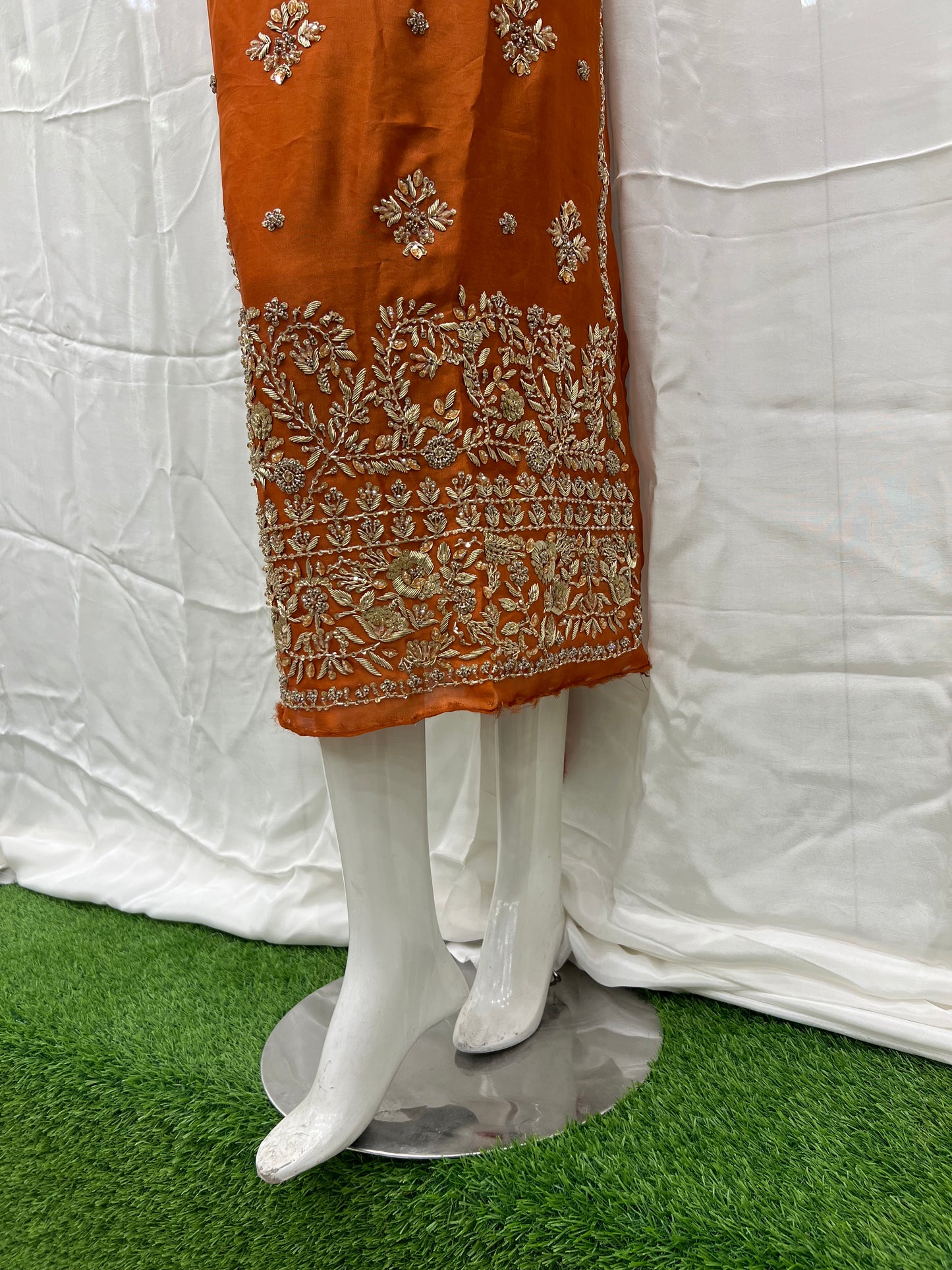 Heavy daman silk long shirt