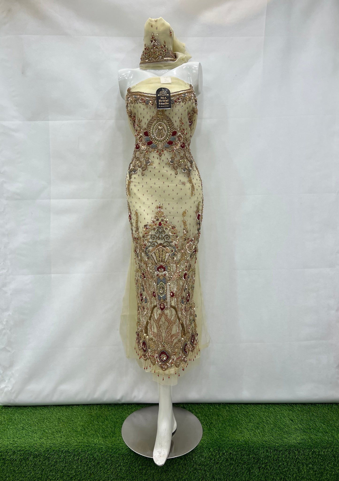 Organza heavy daman shirt