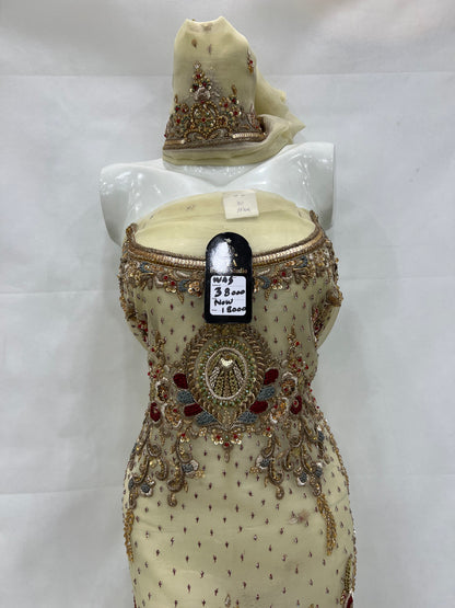 Organza heavy daman shirt