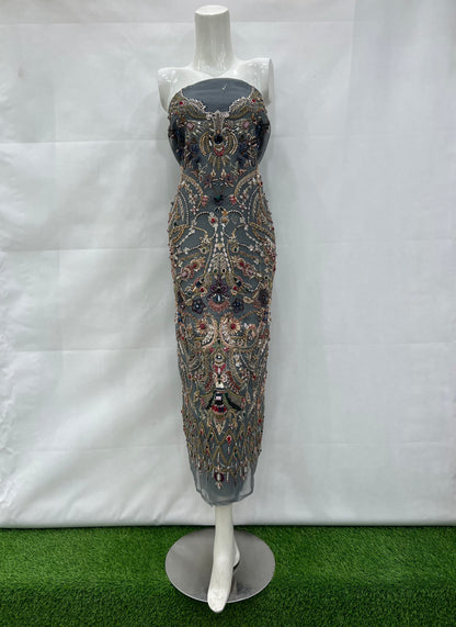 Organza heavy multi work shirt