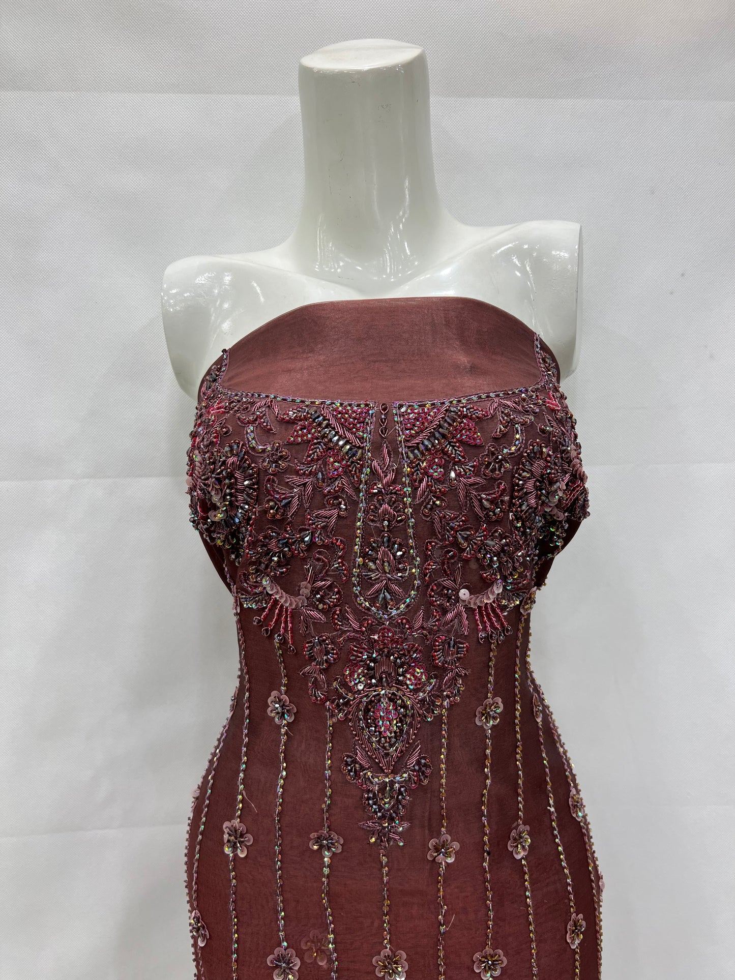 Organza base color material shirt